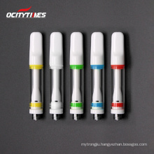 ocitytimes CG05 customized logo 10.5*56mm cbd vape cartridge 510 thread vaporizer